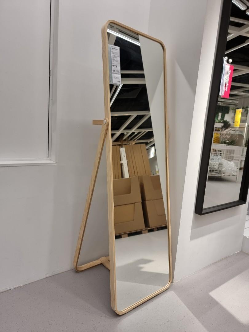 Standing IKEA Mirror IKORNNES, Furniture & Home Living, Furniture