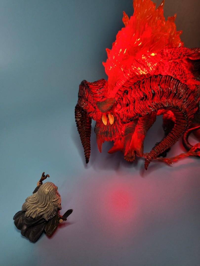 lord of the rings balrog vs dragon