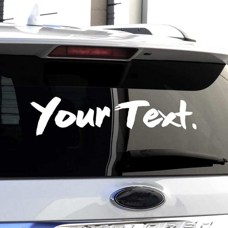 Supreme outlet window sticker