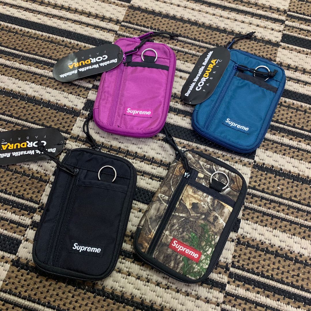Supreme Small Zip Pouch, Men's Fashion 