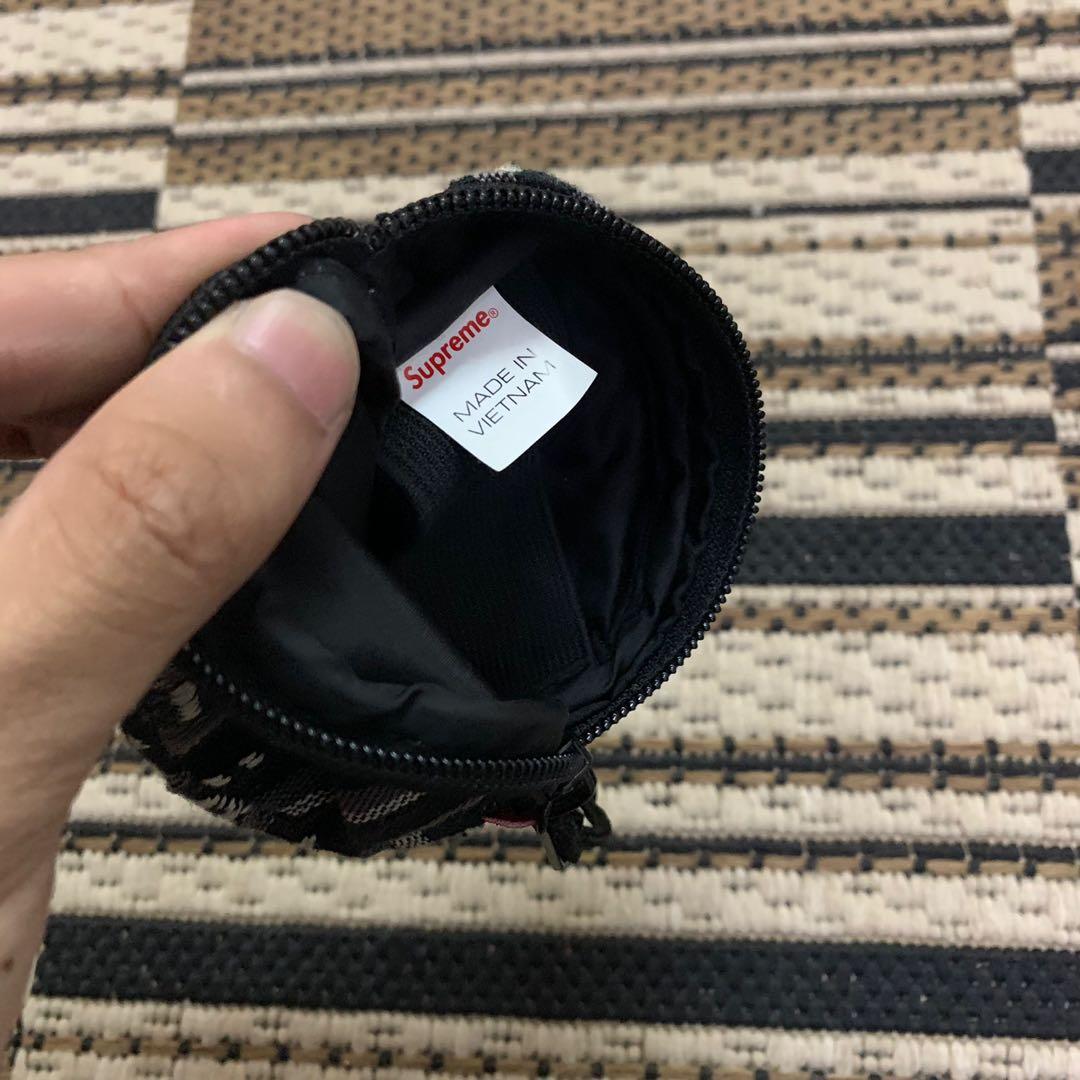 supreme woven coin pouch waist bag