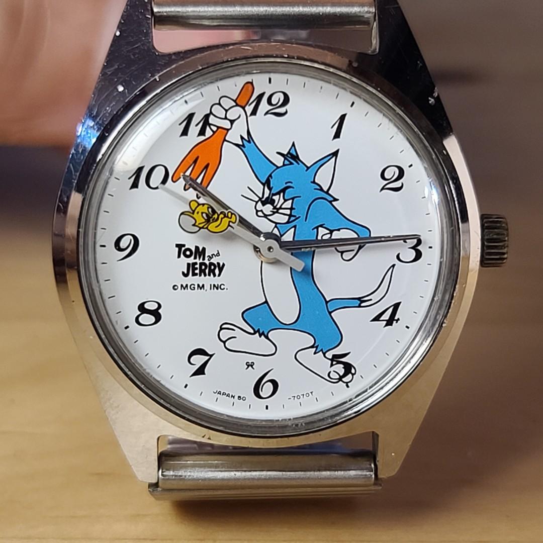 Tom & Jerry Seiko 5000-7000 vintage mechanical watch 精工古董手動 