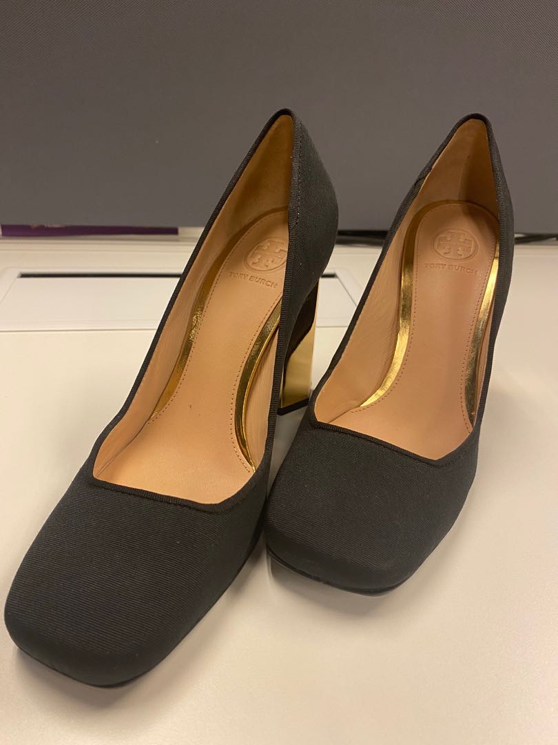 Tory burch black heels clearance