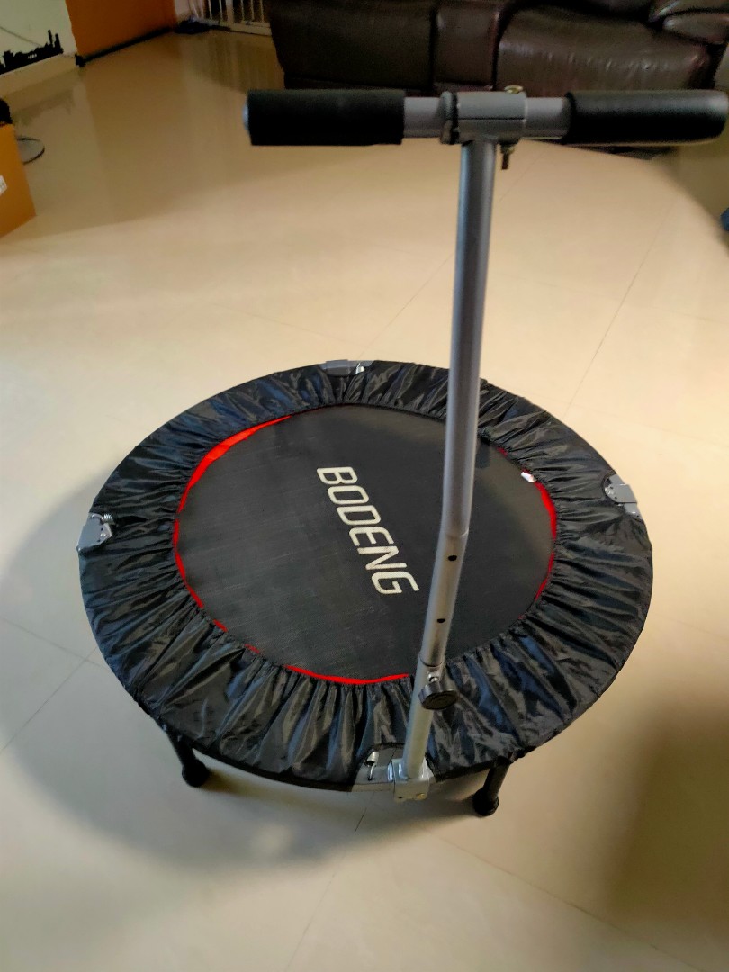 Home best sale gym trampoline