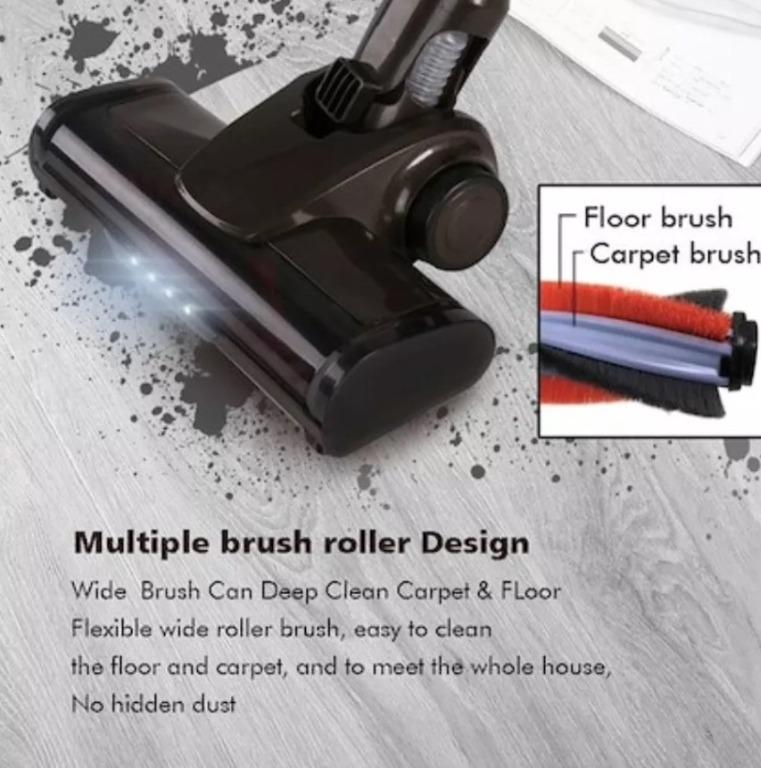TROJAN 2 SGP18 Pro 25 000pa 25KPa Suction Power 45mins Turbo PRO Cordless Vacuum Cleaner Handheld Handstick Portable Car Vacuum Compatible with