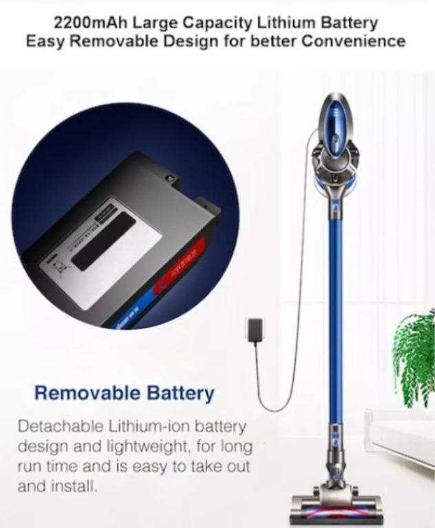 TROJAN 2 SGP18 Pro 25 000pa 25KPa Suction Power 45mins Turbo PRO Cordless Vacuum Cleaner Handheld Handstick Portable Car Vacuum Compatible with