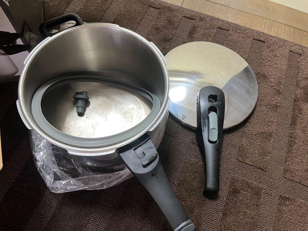 VONSHEF PRESSURE COOKER STAINLESS STEEL 6L, Furniture & Home Living