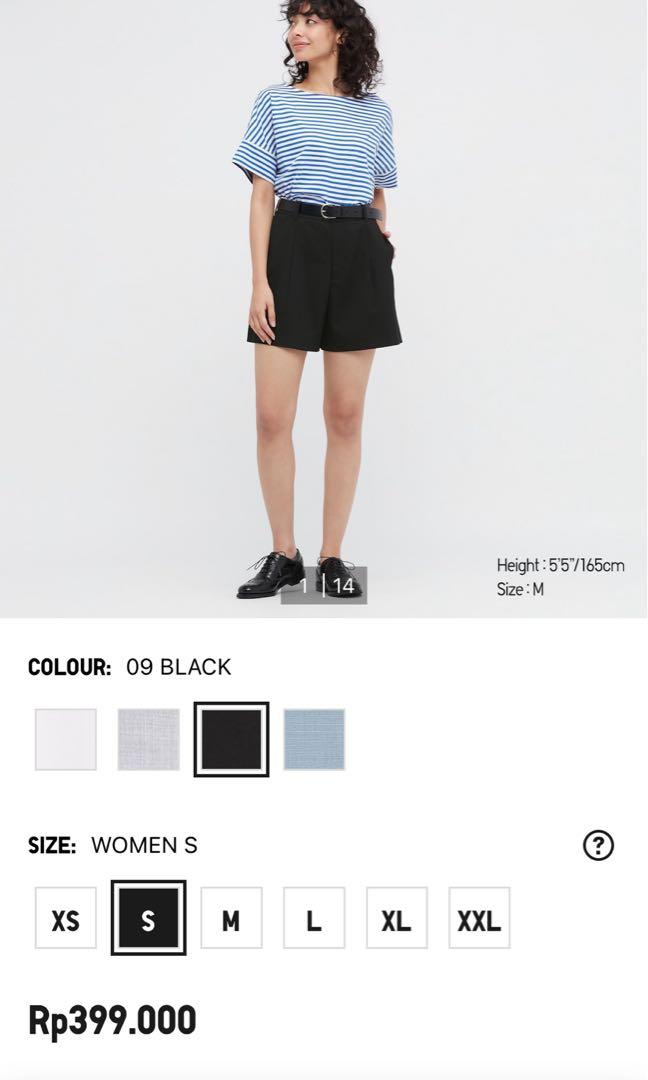 Women Smart shorts UNIQLO, Fesyen 