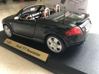已保留 1:18 Audi TT Roadster 合金模型 敞篷車 絕版 1/18 製作很精細