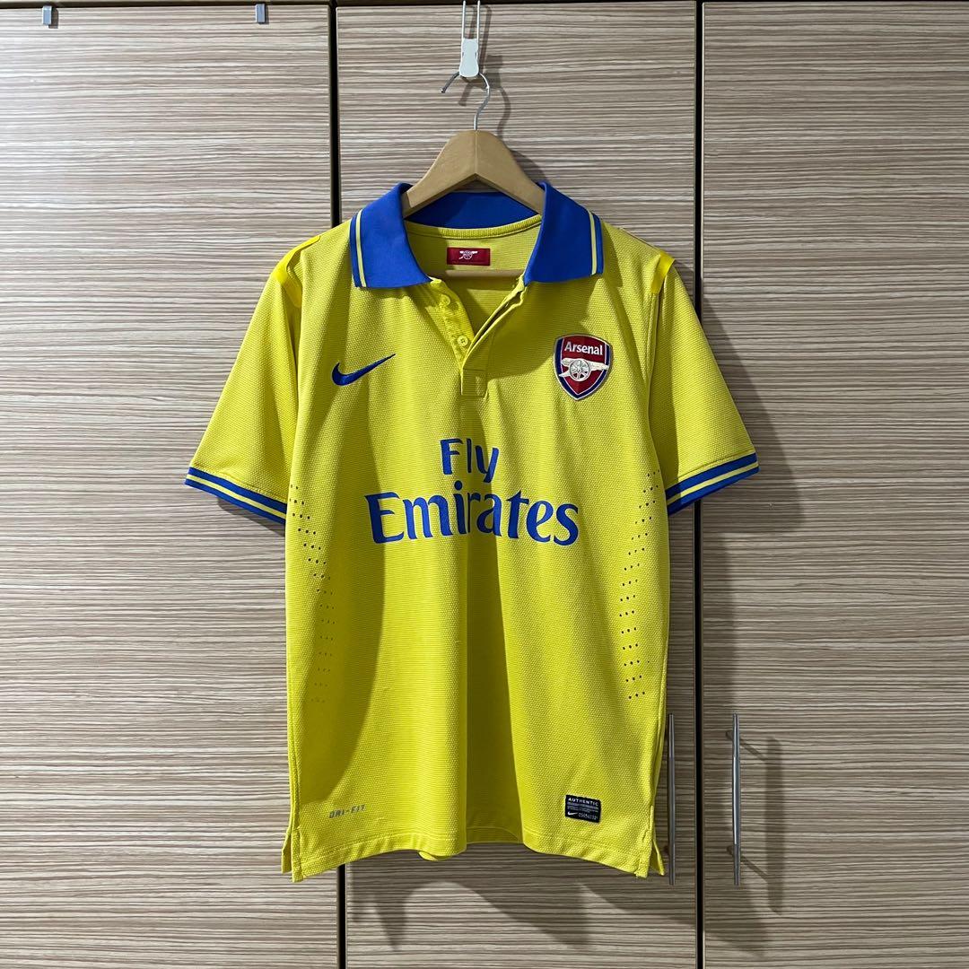 Arsenal nike yellow sales jersey