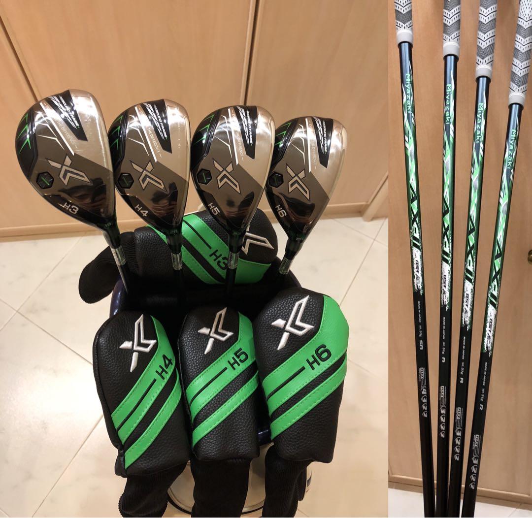 人気モデル　ゼクシオ X H5 & H3 セット　ミヤザキAX-II　Ｓ ゼクシオX 2022 Miyazaki AX-2 H5 H6 セット 【公式通販】