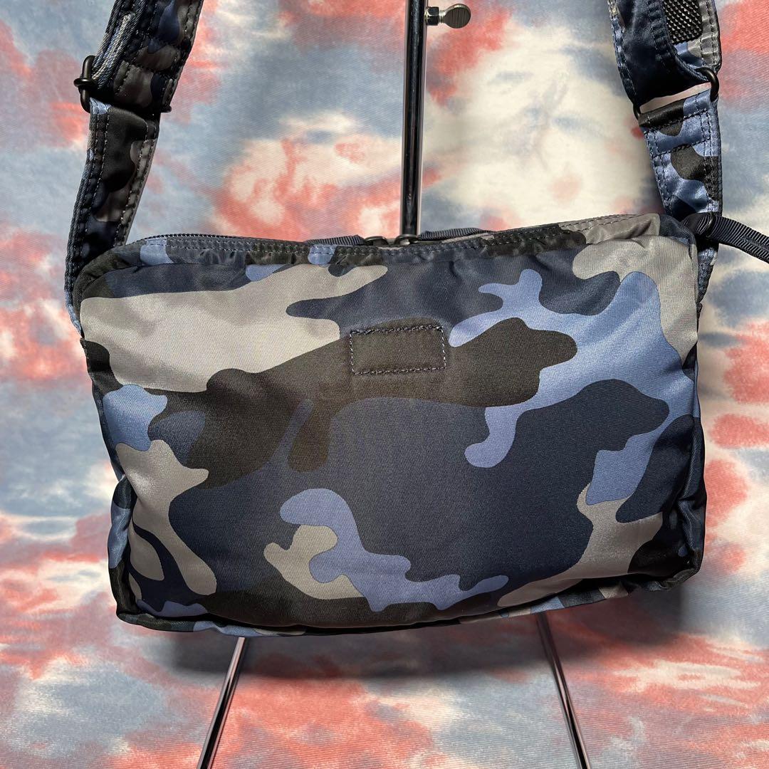 90 New Head Porter Jungle Tanker Shoulder Bag S Blue Camo 藍色迷彩尼龍細斜揹袋 男裝 袋 小袋 Carousell