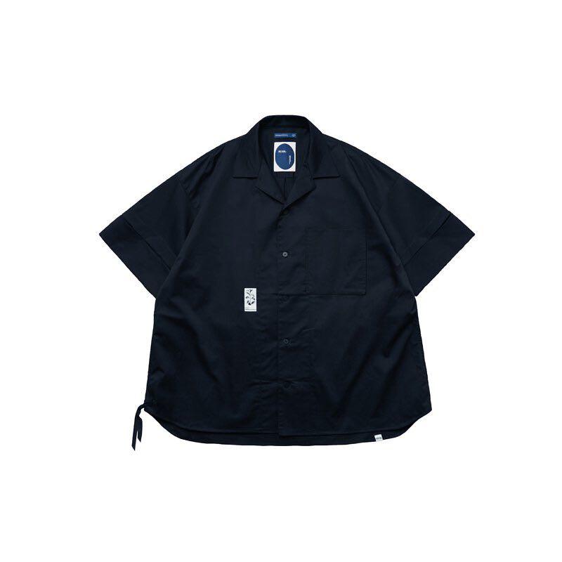 訂購！ 口袋襯衫Melsign - Label Pocket Shirt - Navy （藍色） Goopi