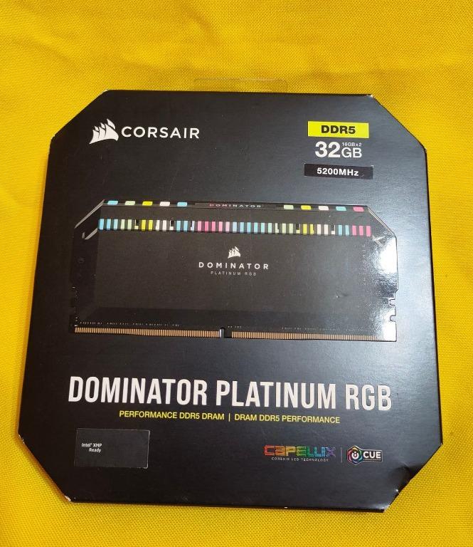 清貨手快有手慢無全港最平DDR5 RAM 5200MHz 美國Corsair Dominator
