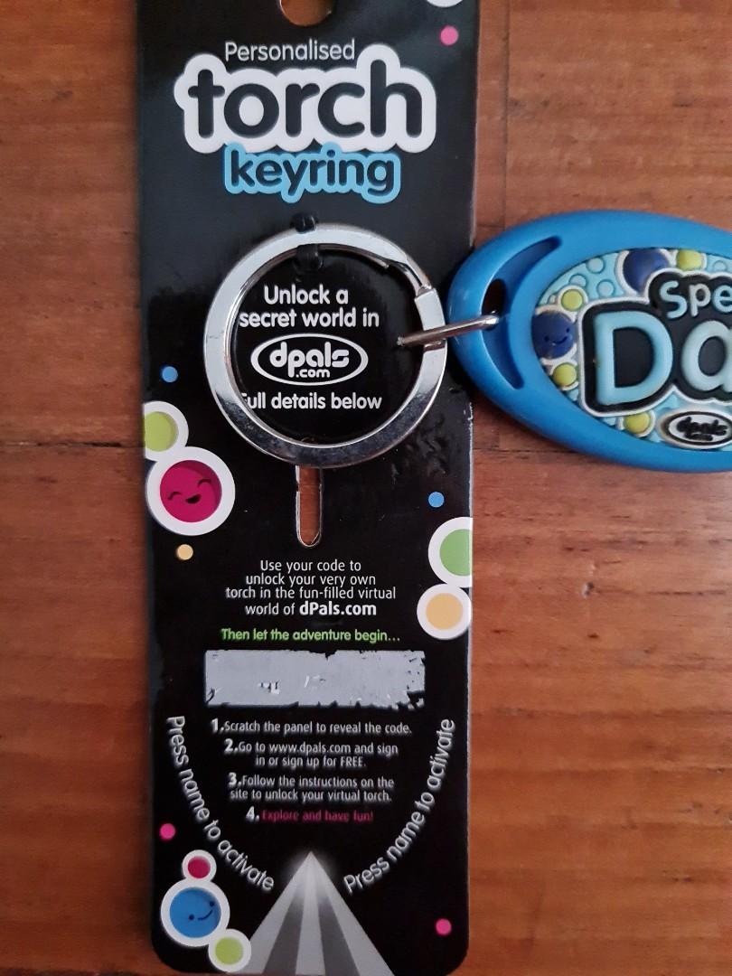 Personalised torch keyring cheap