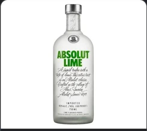 Absolut Lime 1 Litre, Food & Drinks, Beverages on Carousell