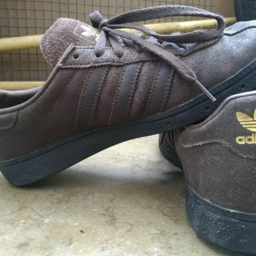 Adidas Originals Bc Adidas Bc Trainer Brown Leather Sneakers
