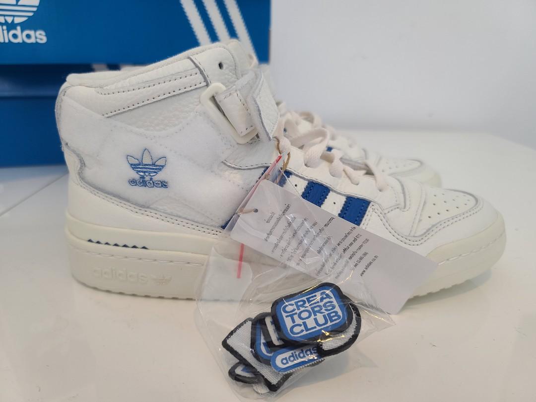 Adidas Original Forum Mid Blue Bird Creator Club GX1021, 男裝, 鞋, 波鞋-  Carousell