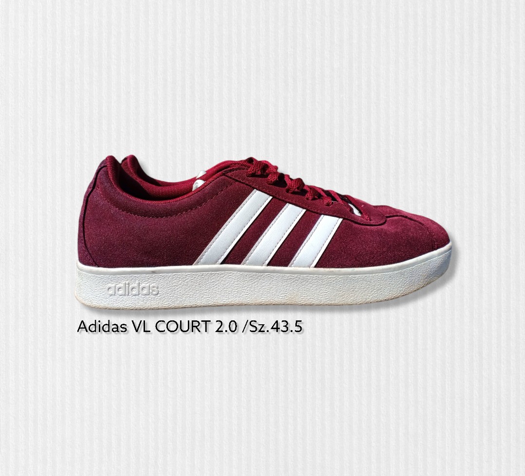 Adidas VL court 2.0 maroon