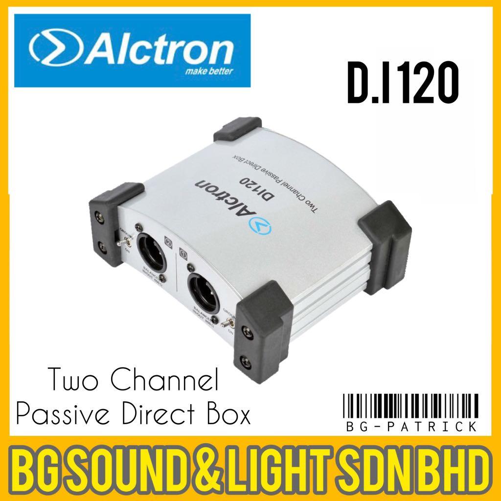 DI120 Dual channel passive DI box