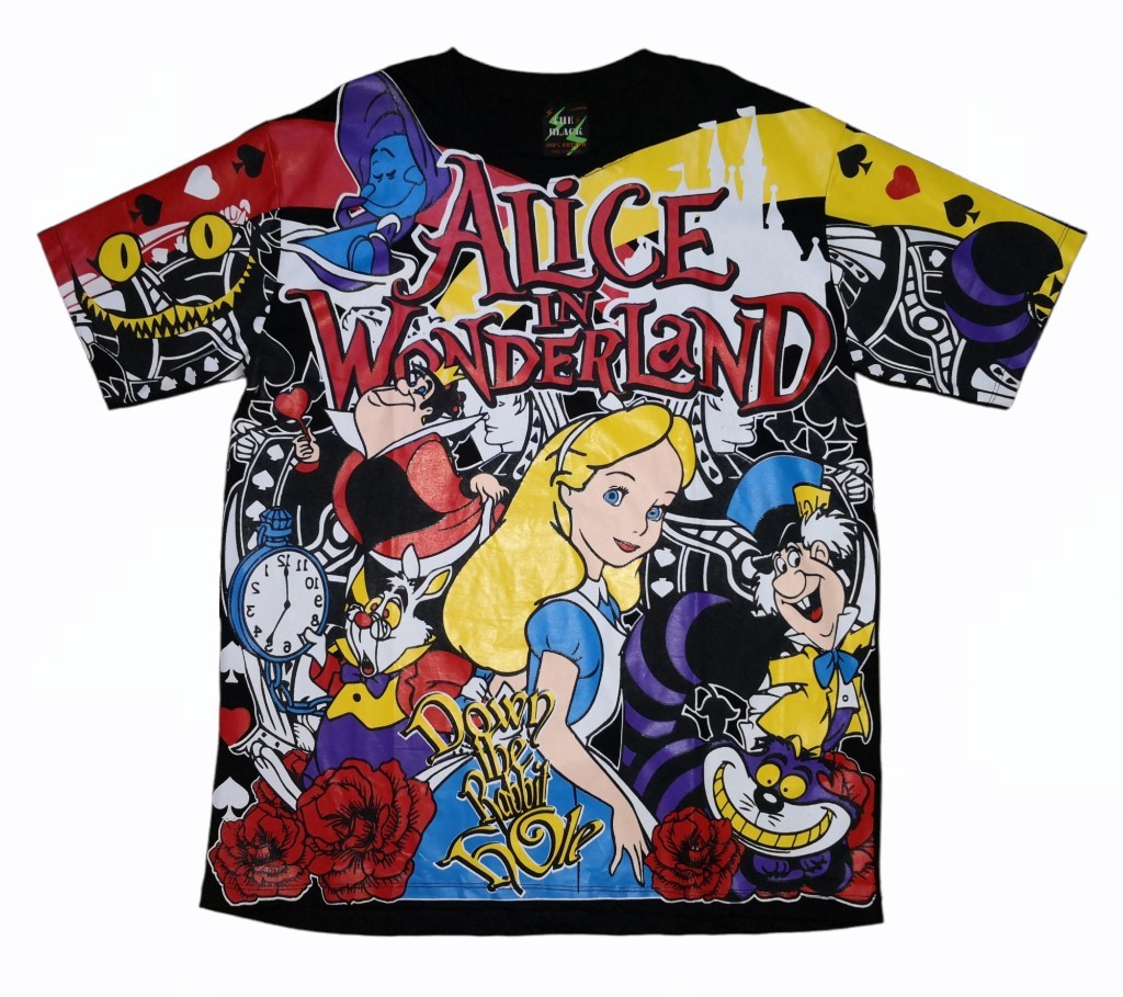 Alice In Wonderland Tee, Women's Fashion, Tops, Shirts on Carousell