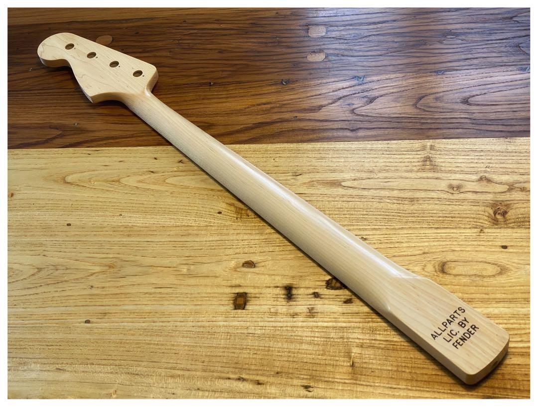 Allparts Jazz Bass Neck (Licensed by Fender) - Maple