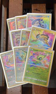 Amazing Rare Pokémon Full set of 9