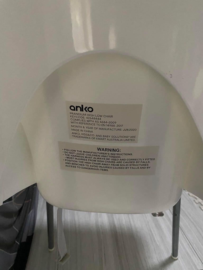 Anko High Chair, Babies & Kids, Nursing & Feeding, Baby High Chairs on