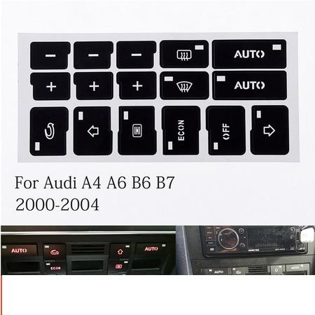 Audi Climate Climatronic Central Control Panel Sticker Decal For