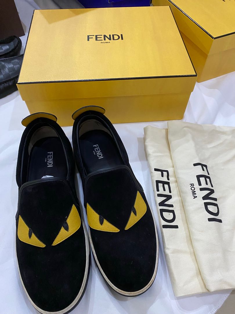Fendi monster loafers hot sale