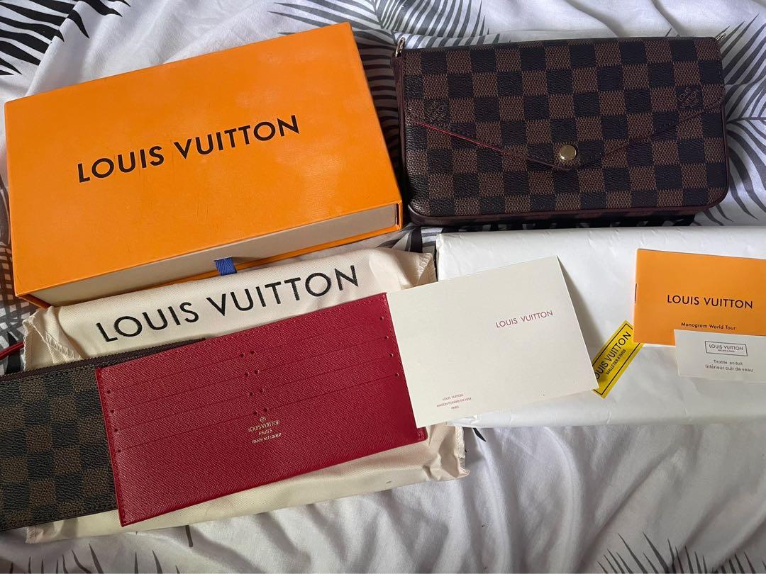 Felicie pochette damier ebene hotsell