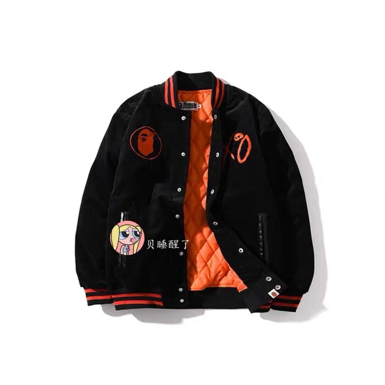 BAPE x The Weeknd XO Varsity Jacket Men s Fashion Coats Jackets
