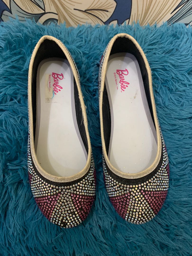 Repriced Barbie Flat Shoes, Women's Fashion, Footwear, Flats & Sandals