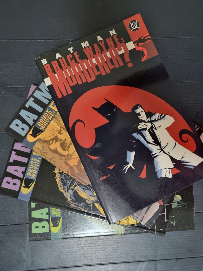 Batman: Bruce Wayne: Murderer? + Fugitive Volume 1-3, Hobbies & Toys, Books  & Magazines, Comics & Manga on Carousell