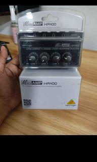Behringer Headphone Amplifier (Micro Amp HA400)