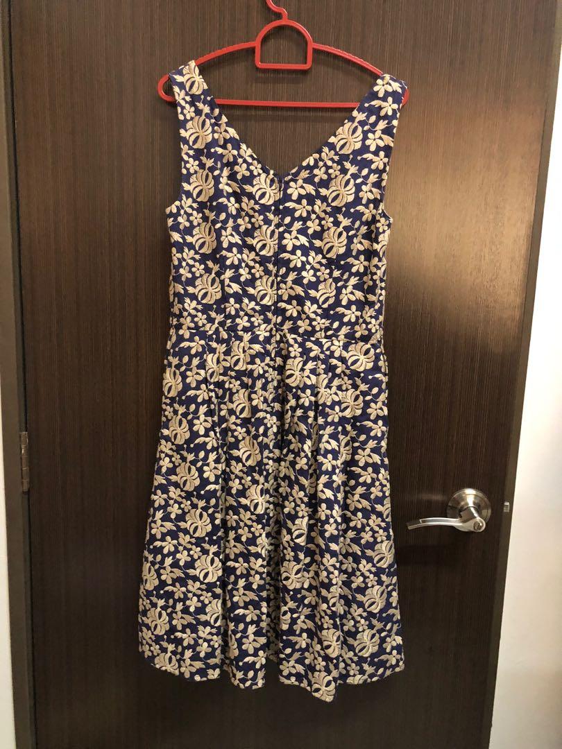 Betsey johnson navy top dress