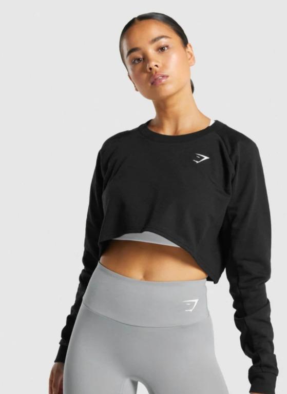 BN] GYMSHARK TRAINING LONG SLEEVE CROP TOP, Women's Fashion, Activewear on  Carousell