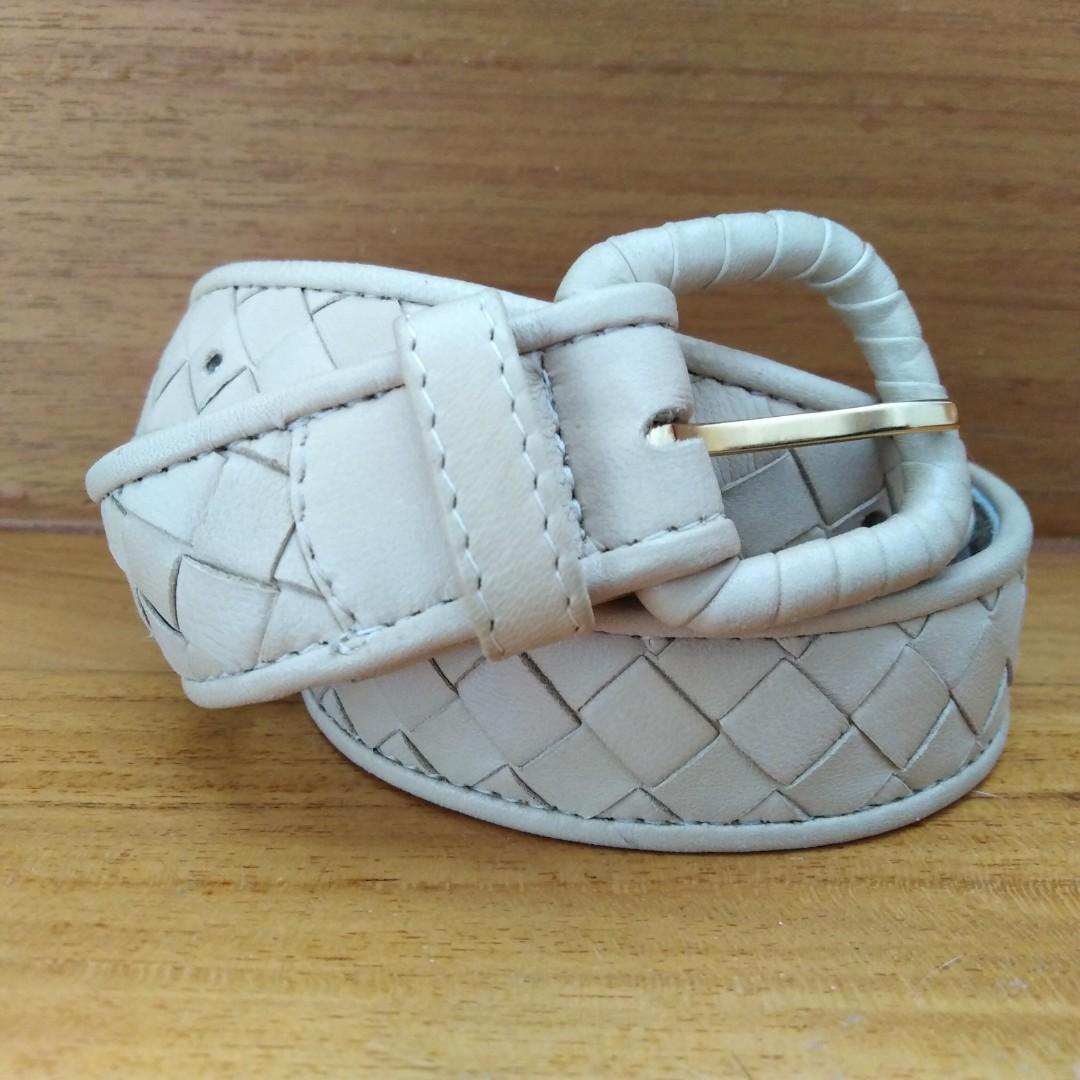 Bottega Veneta leather belt, Luxury, Accessories on Carousell