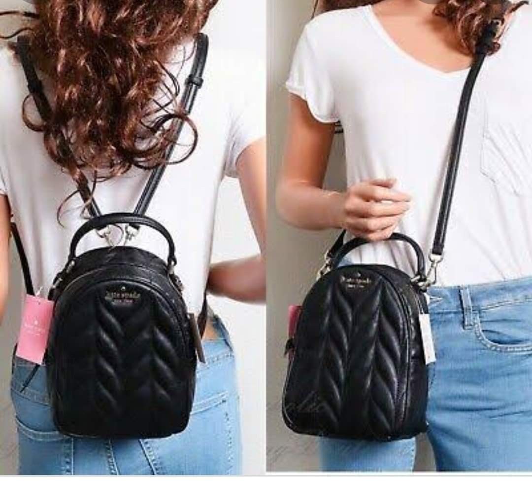 Briar Lane Quilted Mini Convertible Backpack