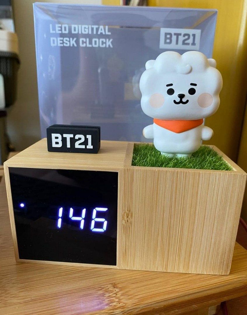 BT21 RJ ALARM CLOCK, Hobbies & Toys, Memorabilia & Collectibles, KWave on Carousell