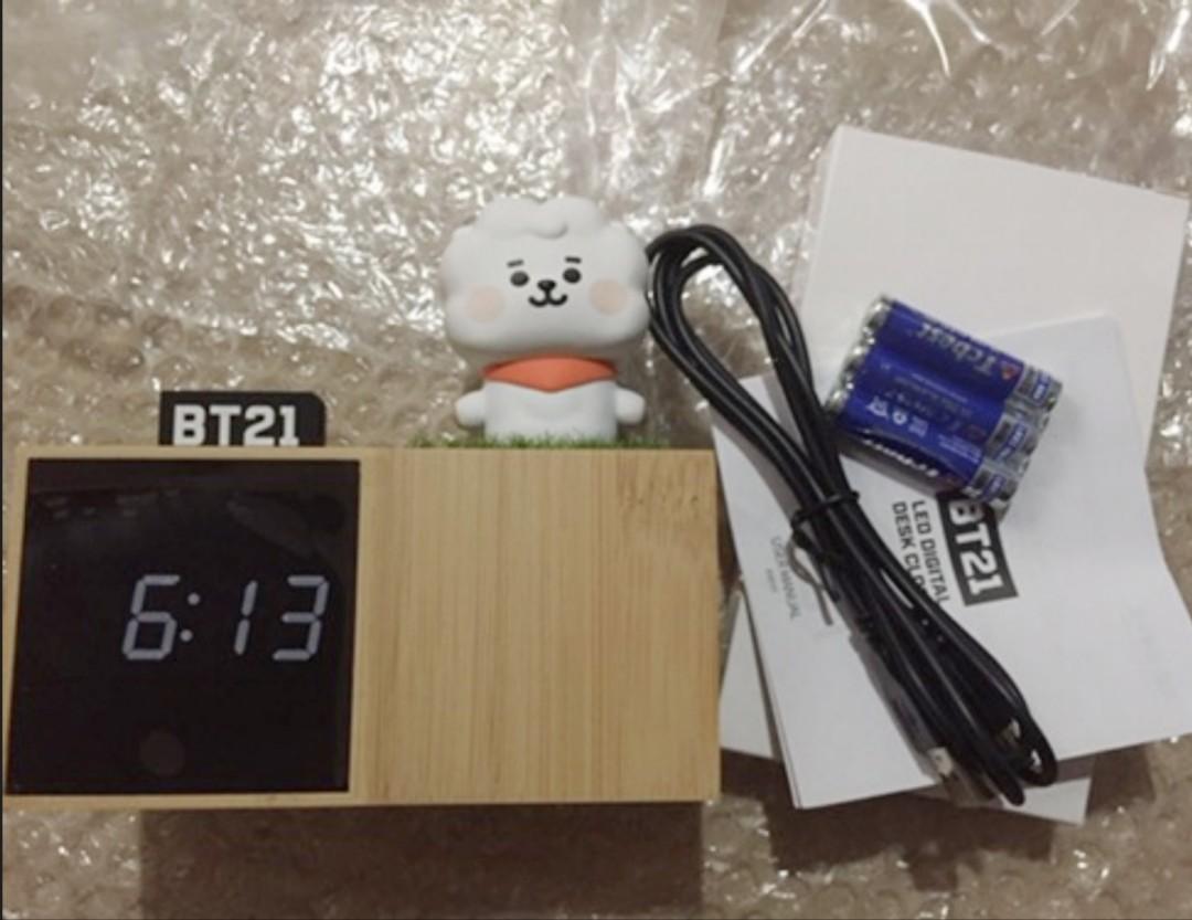 BT21 RJ ALARM CLOCK, Hobbies & Toys, Memorabilia & Collectibles, KWave on Carousell