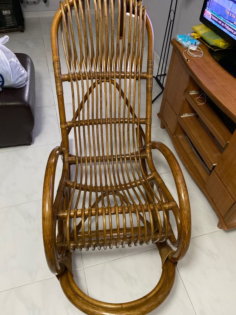 Cane rocking sales chair price