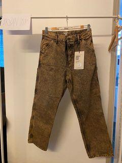 Carhartt single knee jeans (brown, waist 28)