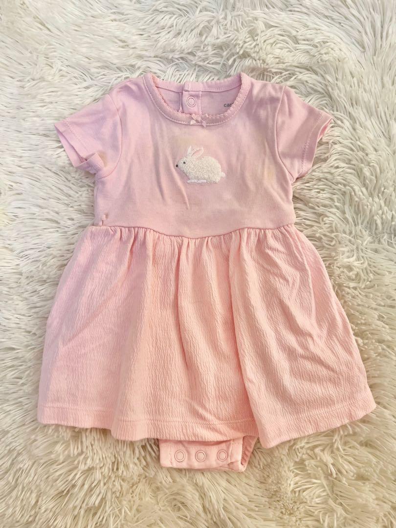 Carters Bunny Pink Dress for baby girl