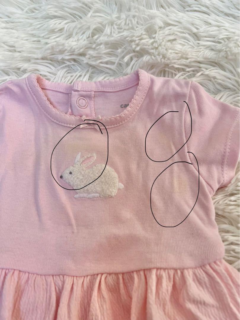 Carters pink deals bunny dress
