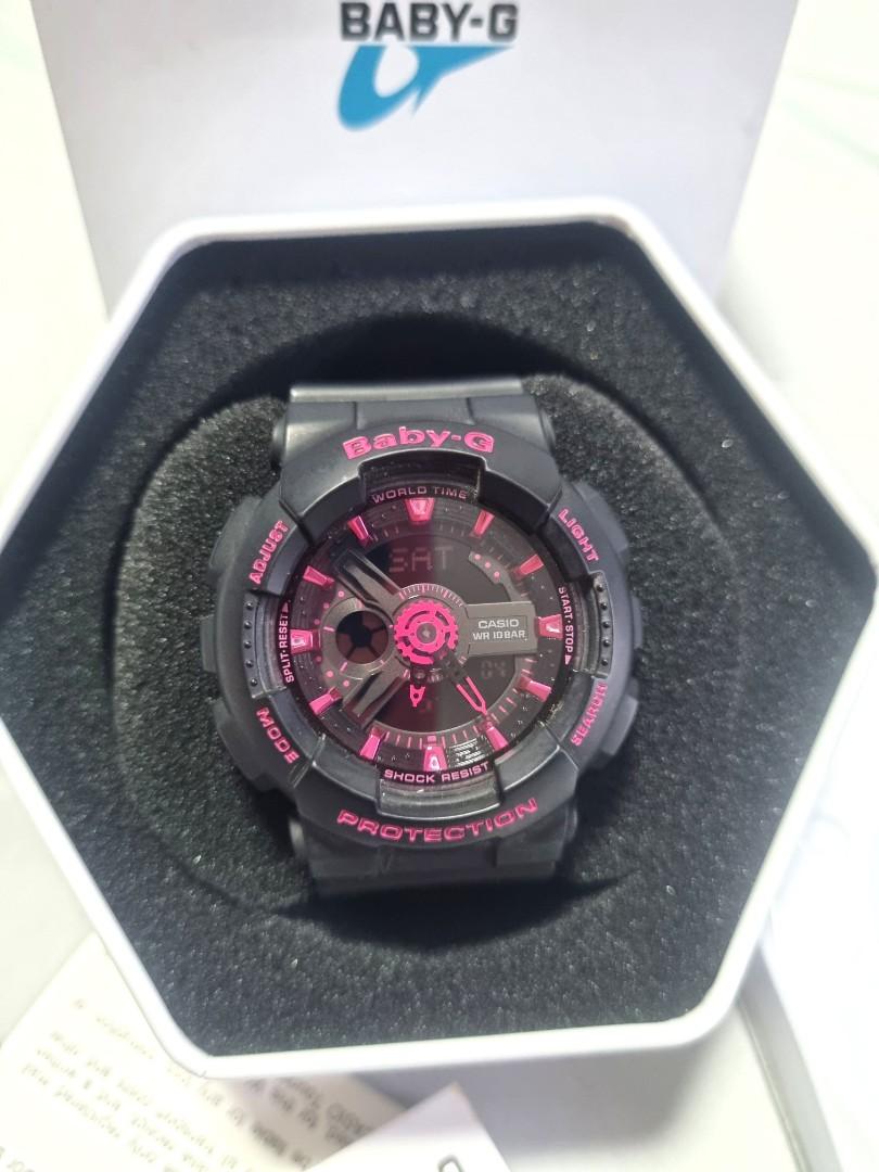 Baby g black and pink online