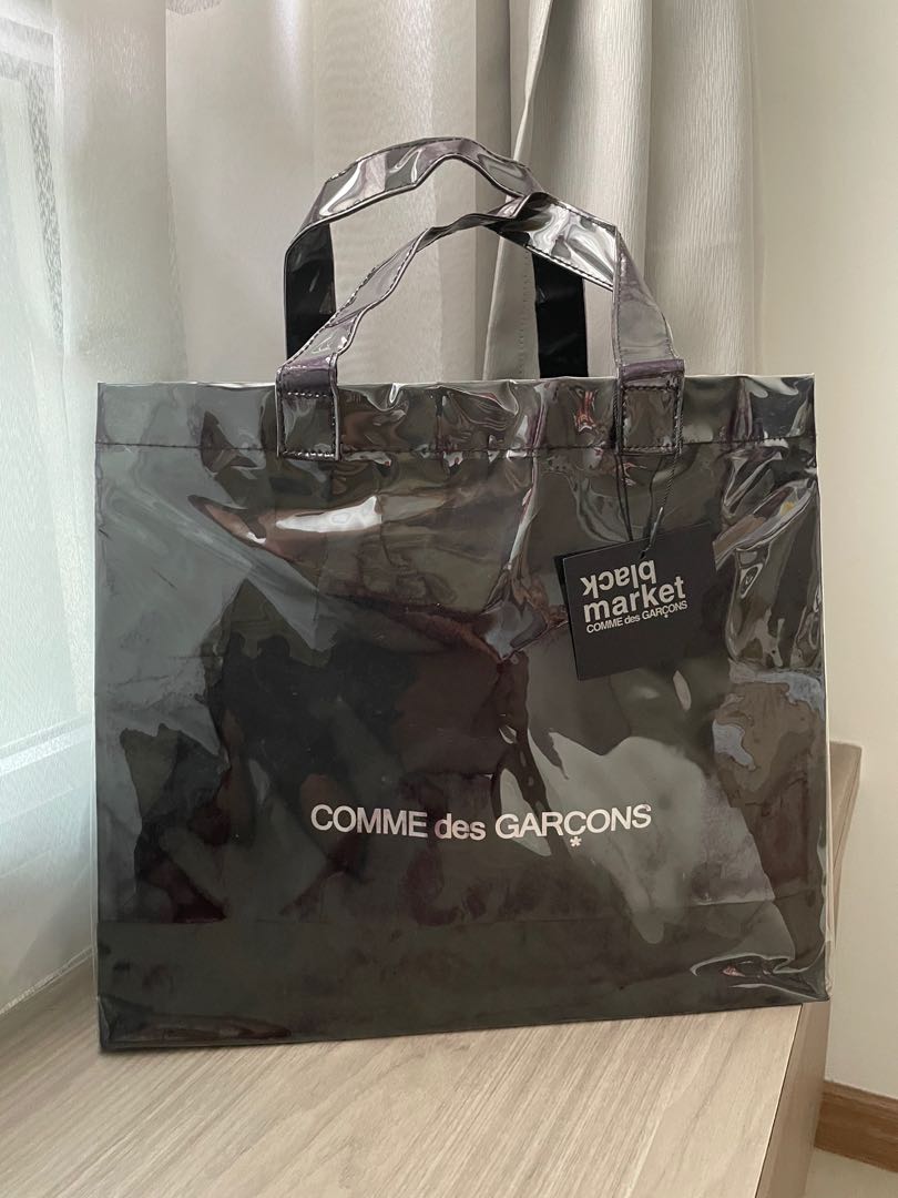 Cdg tote bag hotsell black