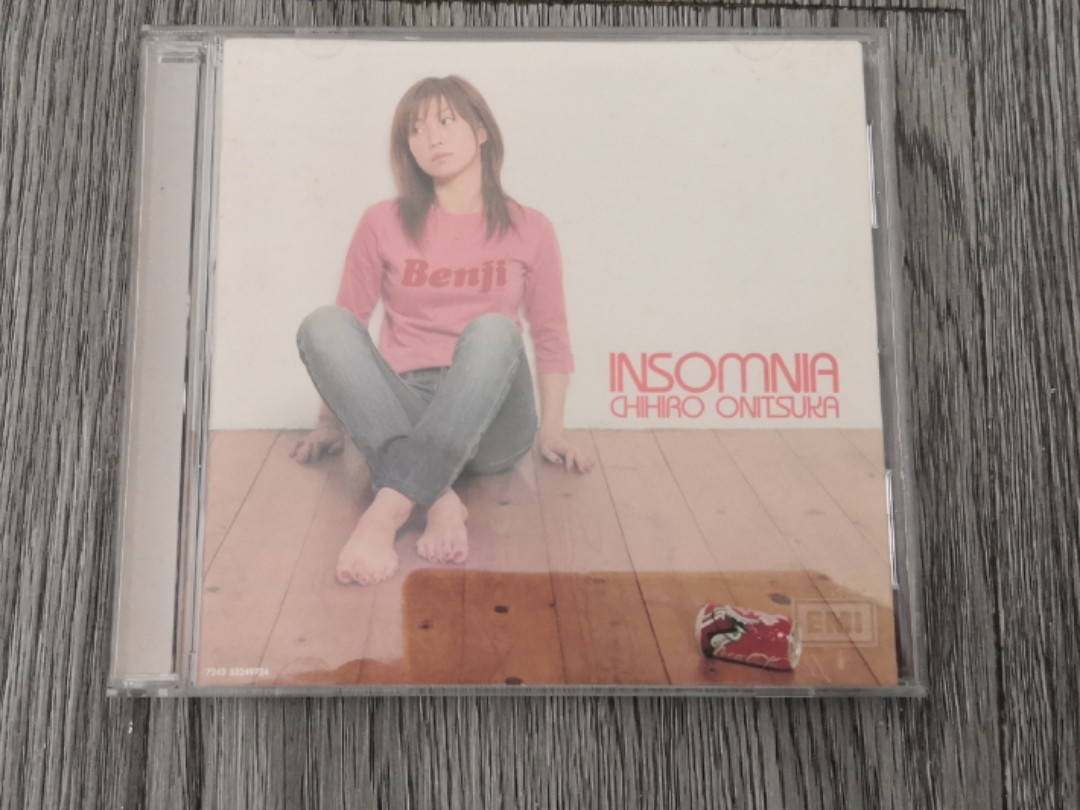 台灣版Chihiro Onitsuka 鬼束千尋 Insomnia Cd Album, 興趣及遊戲, 音樂樂器 & 配件, 音樂與媒體