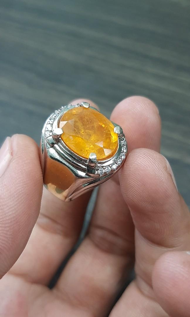 Cincin yellow sapphire hot sale