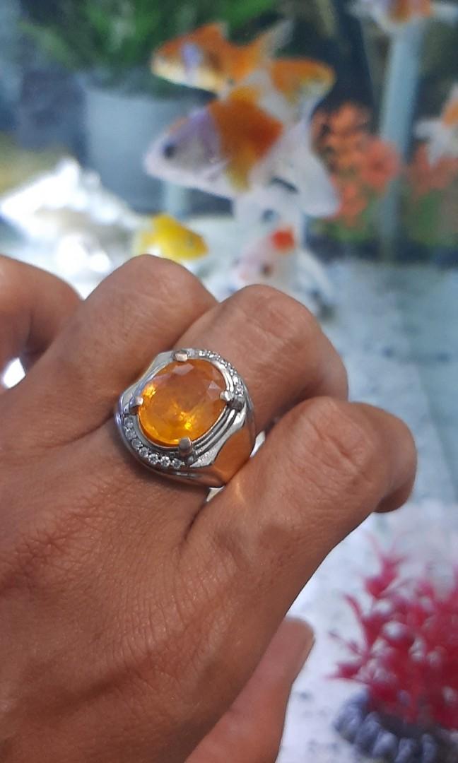 Cincin yellow sapphire hotsell